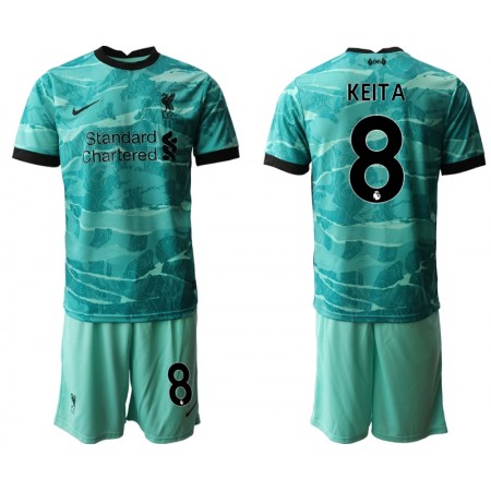 Liverpool Fotbollströjor Naby Keita 8 Barn Borta tröja 2020/21 Kortärmad